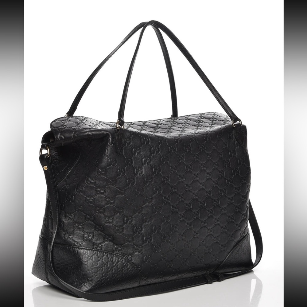 GUCCI Guccissima Bree Top Handle Bag